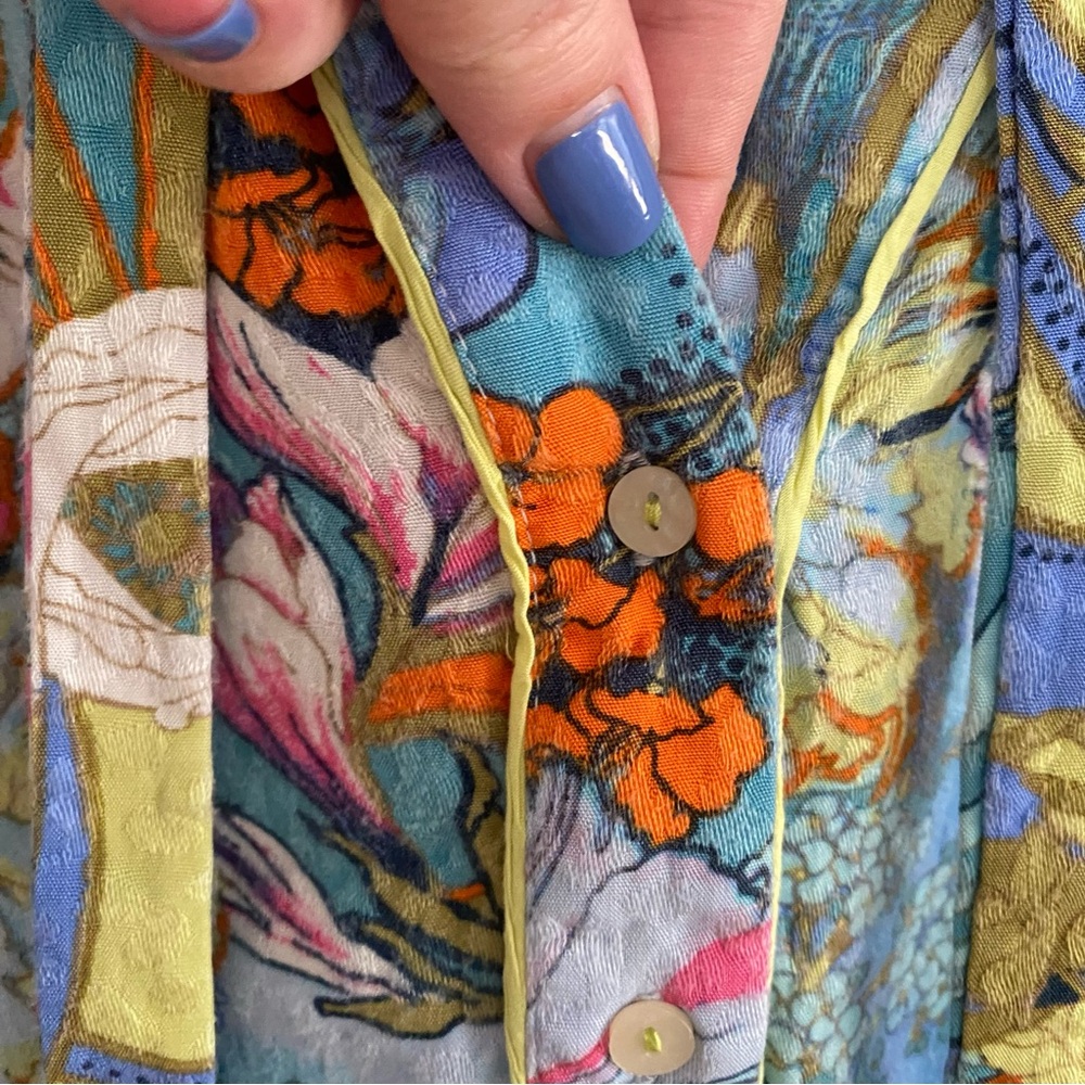 Anthropologie Colorful Utility Lounge Pajama Set Small - Picture 9 of 16